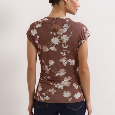 Phase Eight Kezia Mesh Printed Top