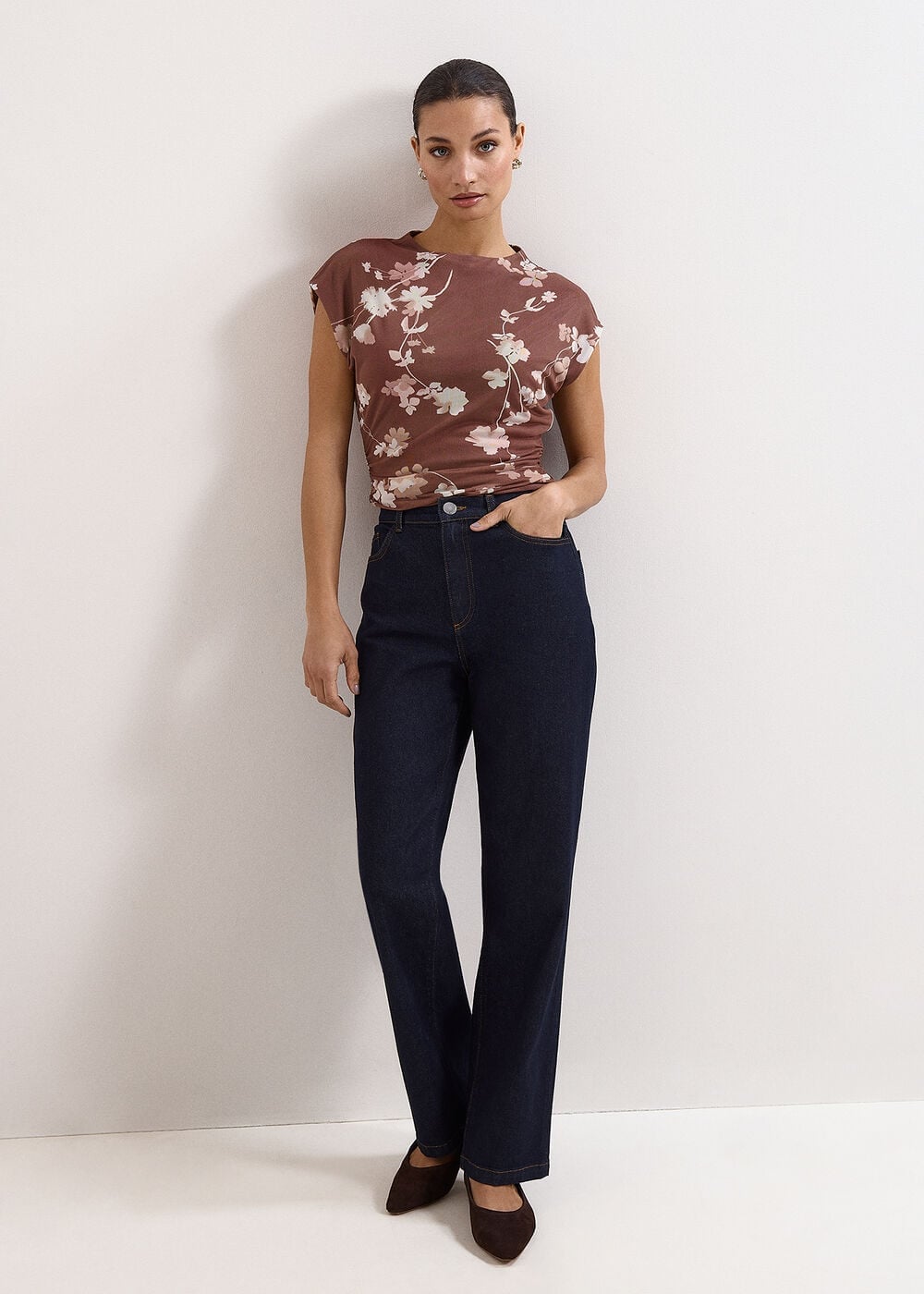 Phase Eight Kezia Mesh Printed Top