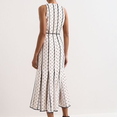 Phase Eight Kimberly Sleeveless Polka Dot Midi Dress