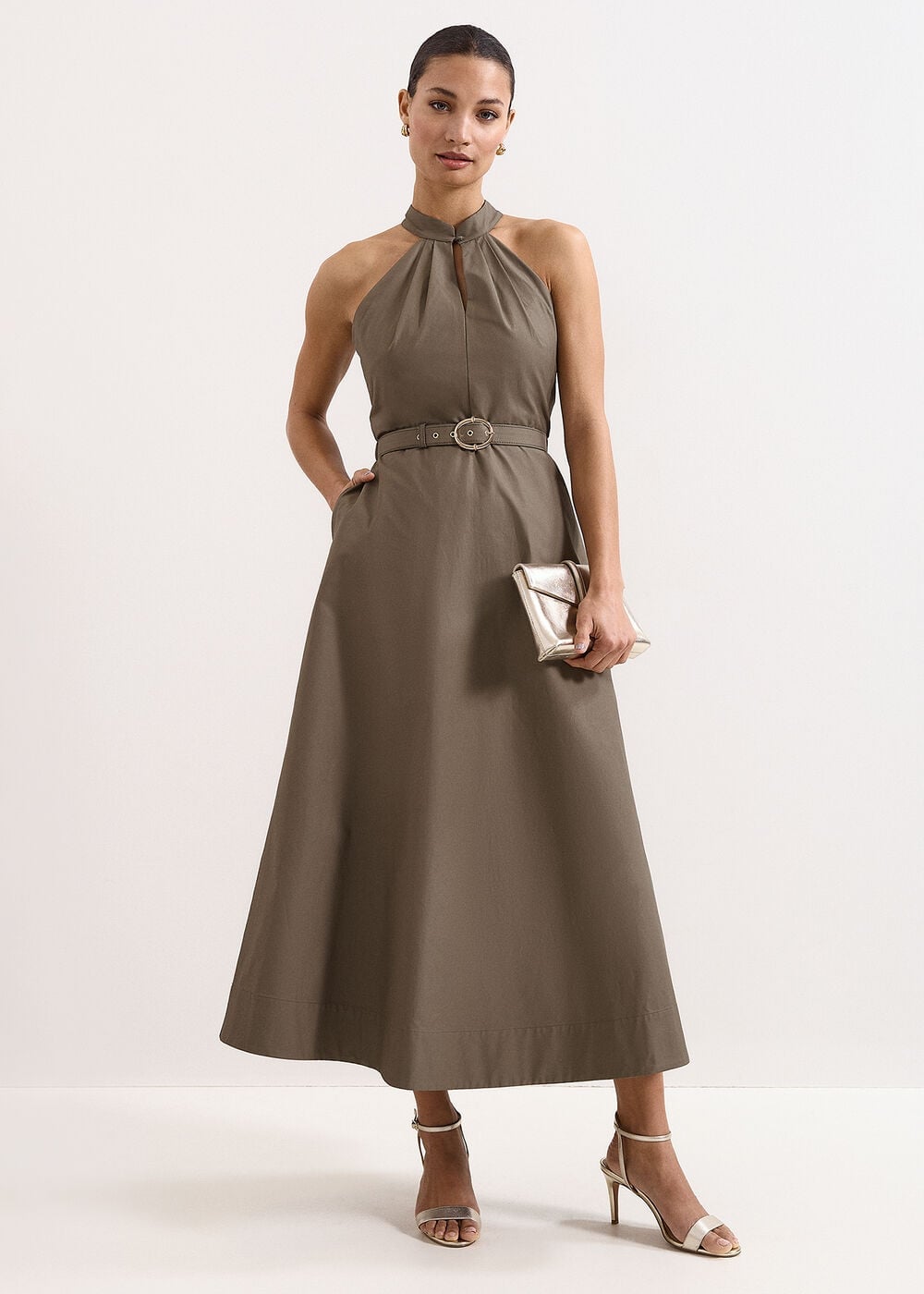 Phase Eight Krystel Halterneck Midi Dress