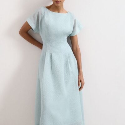 Phase Eight Laya Textured Midi Dress