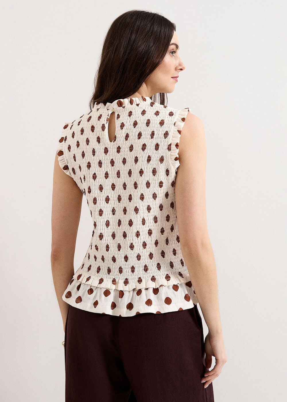 phase-eight-lenora-spot-sheered-sleeveless-top-4 Phase Eight Lenora Spot Sheered Sleeveless Top