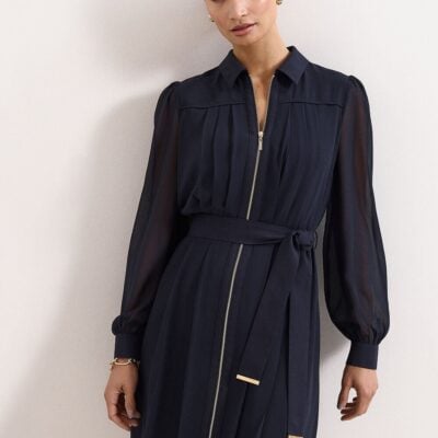 Phase Eight Lottie Short Pleat Mini Dress