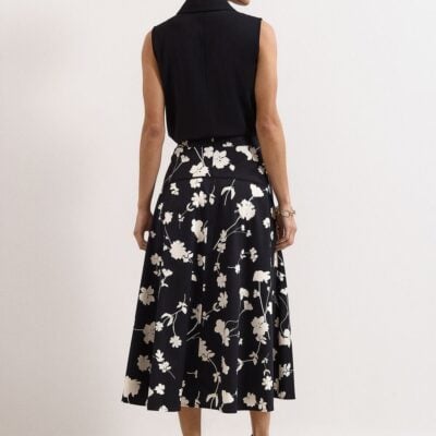 Phase Eight Mavis Floral Midi Skirt