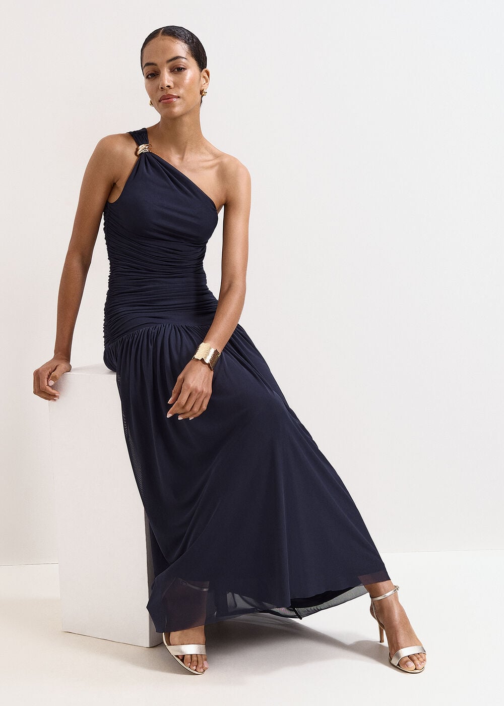 Phase Eight Melina One Shoulder Maxi Dress
