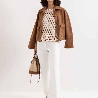 Phase Eight Olivia White Bootcut Jean