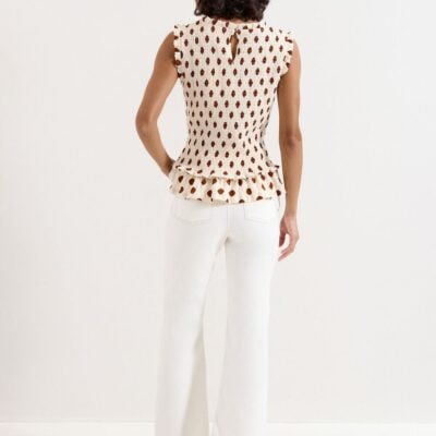 Phase Eight Olivia White Bootcut Jean