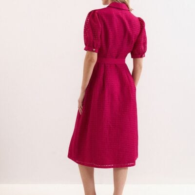Phase Eight Petite Carey Zip Shirt Midi Dress