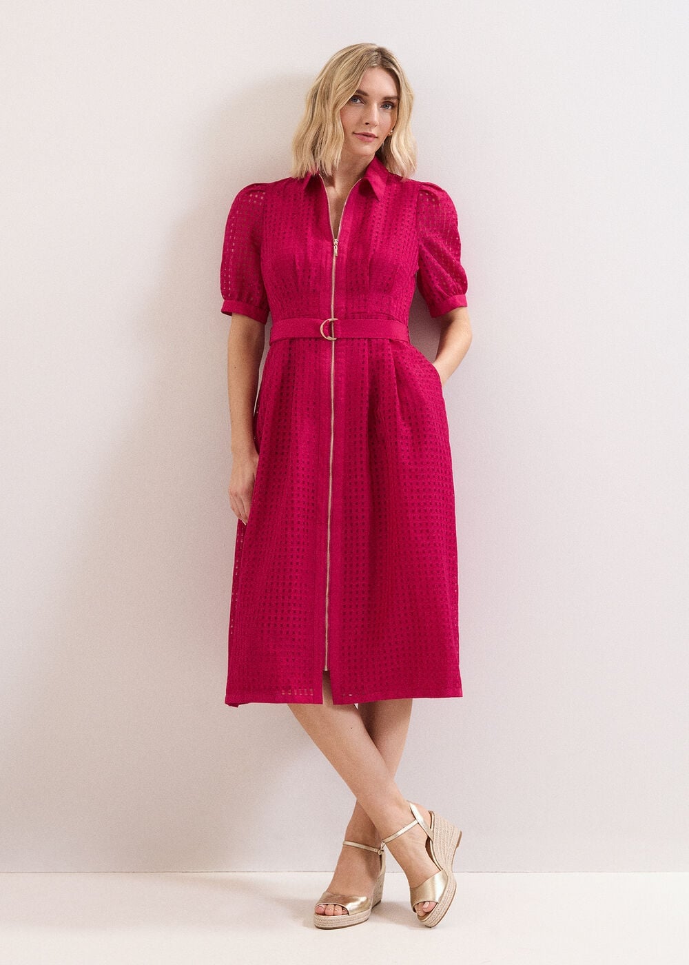 phase-eight-petite-carey-zip-shirt-midi-dress-5 Phase Eight Petite Carey Zip Shirt Midi Dress