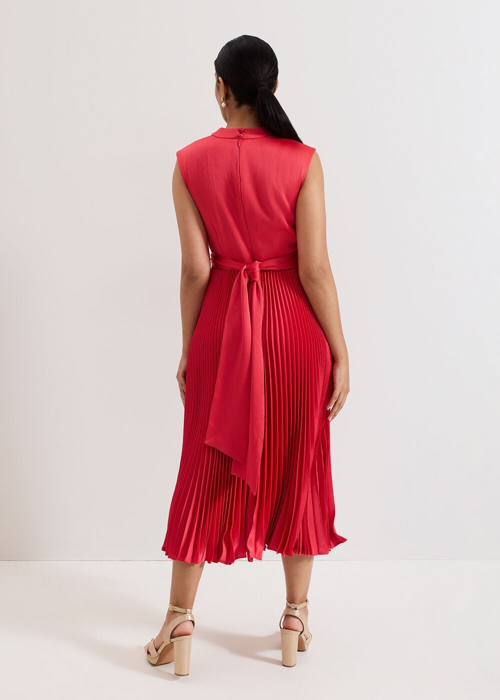 phase-eight-petite-celestia-wrap-front-pleat-midi-dress-4 Phase Eight Petite Celestia Wrap Front Pleat Midi Dress