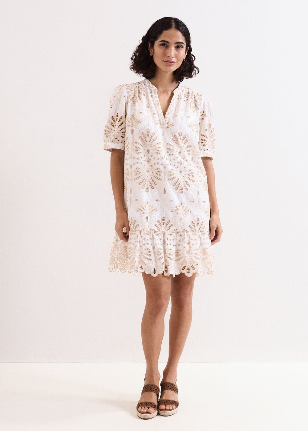 phase-eight-petite-liliana-broderie-mini-dress-5 Phase Eight Petite Liliana Broderie Mini Dress