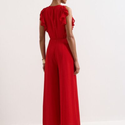 Phase Eight Petite Rachel Chiffon Wide Leg Jumpsuit
