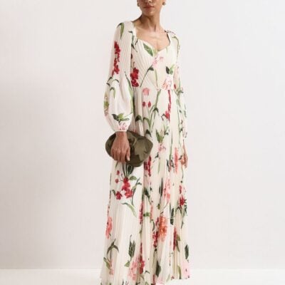 Phase Eight Reanna Floral Pleated Maxi Dress