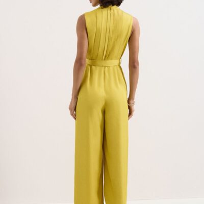 Phase Eight Taylor Sleeveless Satin Wide Leg Jumpsuit