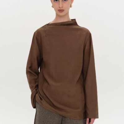 Source Unknown Kuna Half Collar Blouse