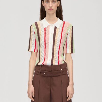 Stine Goya SS Crochet Polo