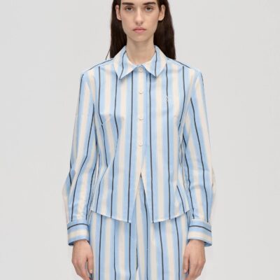Stine Goya Sharp Hem Boxy Shirt