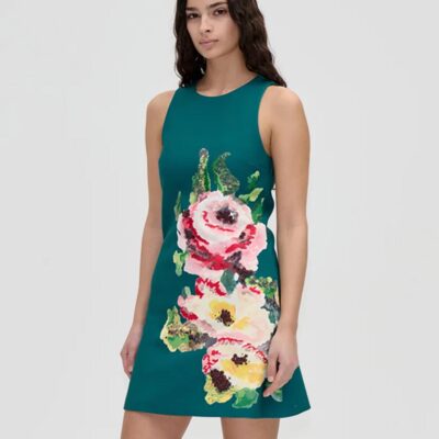 Stine Goya Heavy Crepe Garter Mini Dress