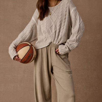 THE UPSIDE Xanthe Crew Neck Knit Sweater