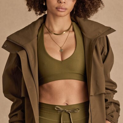 THE UPSIDE Oxford Ulla Halter Bra