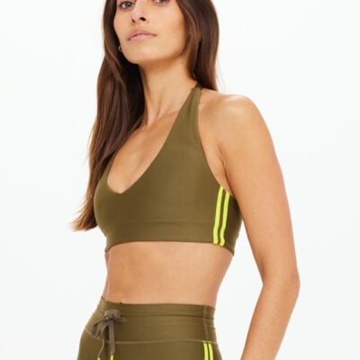 THE UPSIDE Oxford Ulla Halter Bra