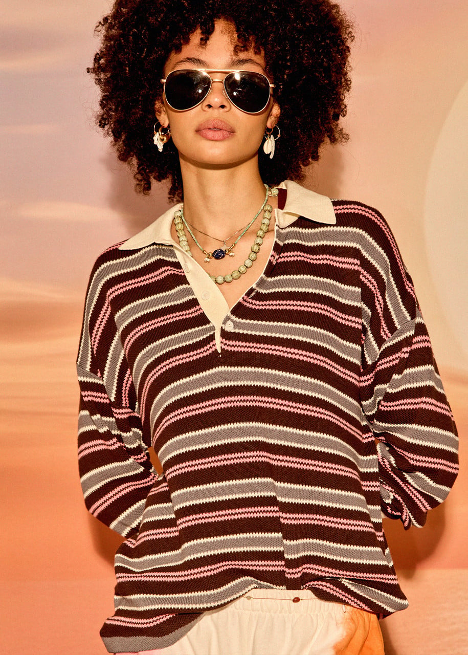 THE UPSIDE Wonder Knit Polo