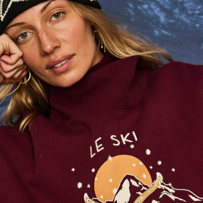 THE UPSIDE LE Ski Clementine Crew