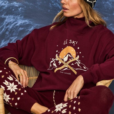 THE UPSIDE LE Ski Clementine Crew