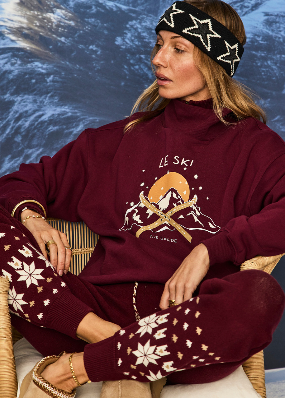 the-upside-USW425150-2 THE UPSIDE LE Ski Clementine Crew