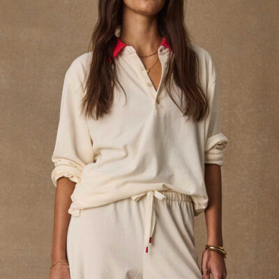 THE UPSIDE Noosa Calling Collared Top