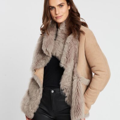 West 14th Spring Street Shearling Coat
