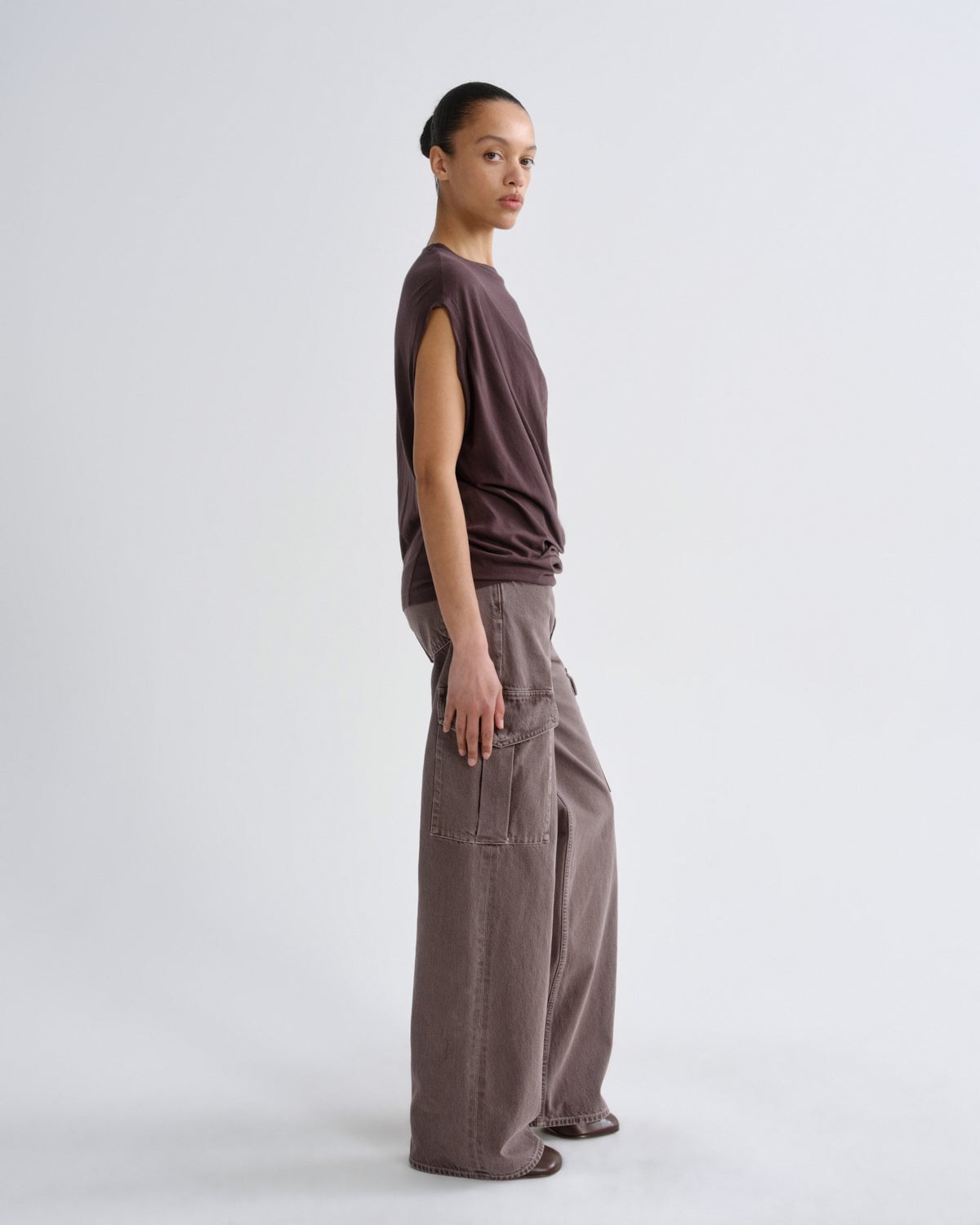 AGOLDE Milena Twist Tee - Image 3