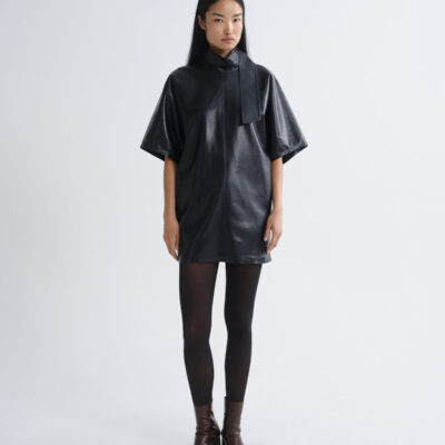 AGOLDE Kembra Dress (Recycled Leather) - Image 1