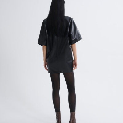 AGOLDE Kembra Dress (Recycled Leather) - Image 2