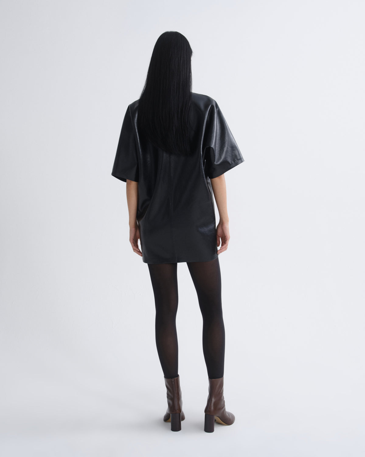 AGOLDE Kembra Dress (Recycled Leather) - Image 2