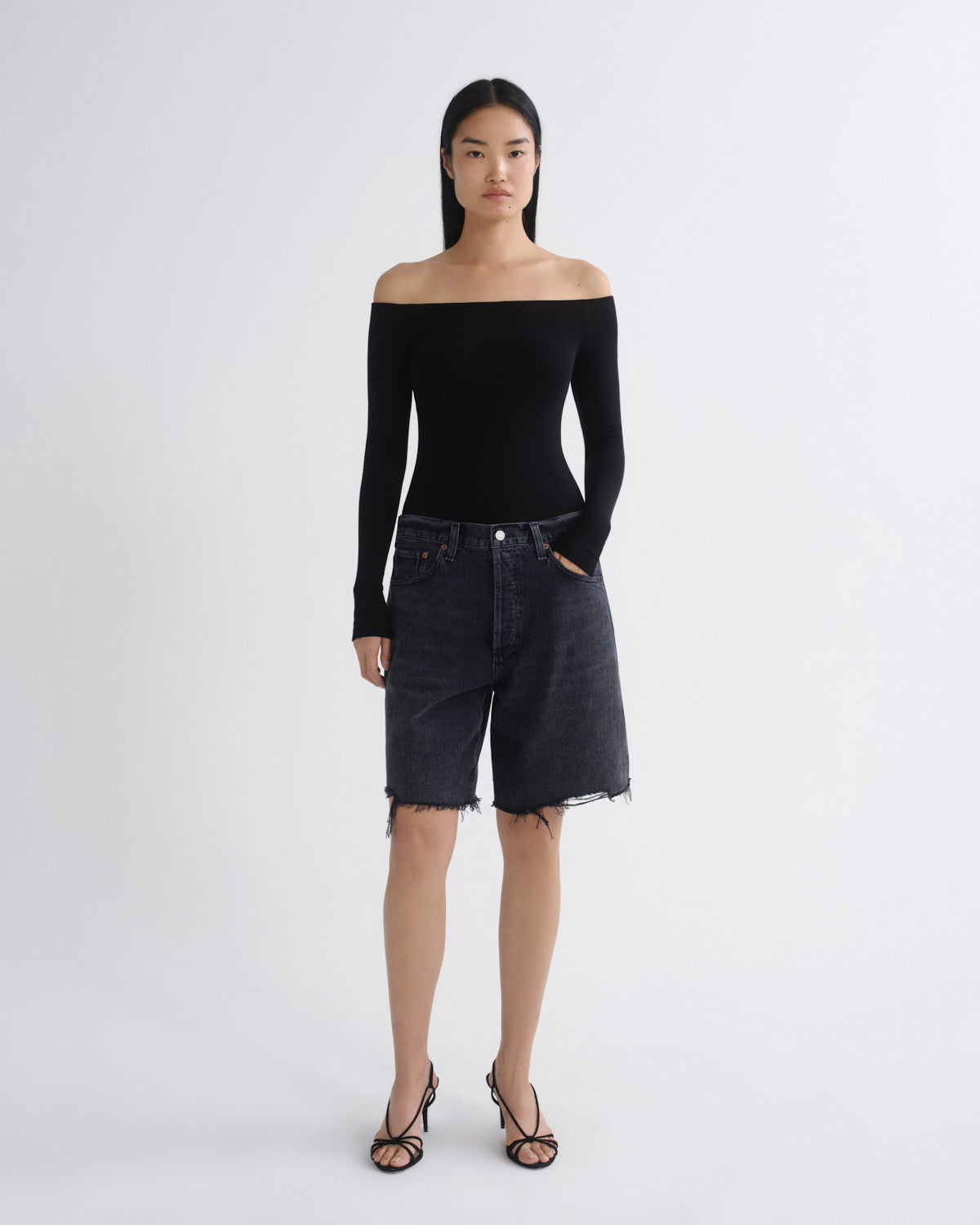 AGOLDE Indra Short (Weightless) - Image 1