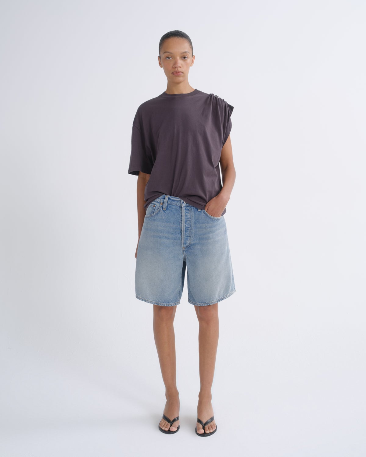 AGOLDE Indra Short (Flyweight) - Image 1