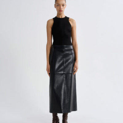 AGOLDE Hikson Skirt (Recycled Leather) - Image 1