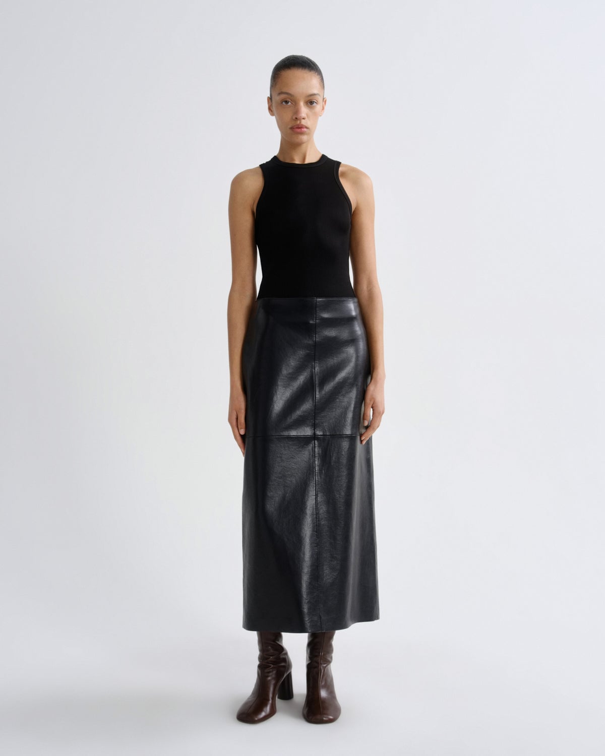 AGOLDE Hikson Skirt (Recycled Leather) - Image 1