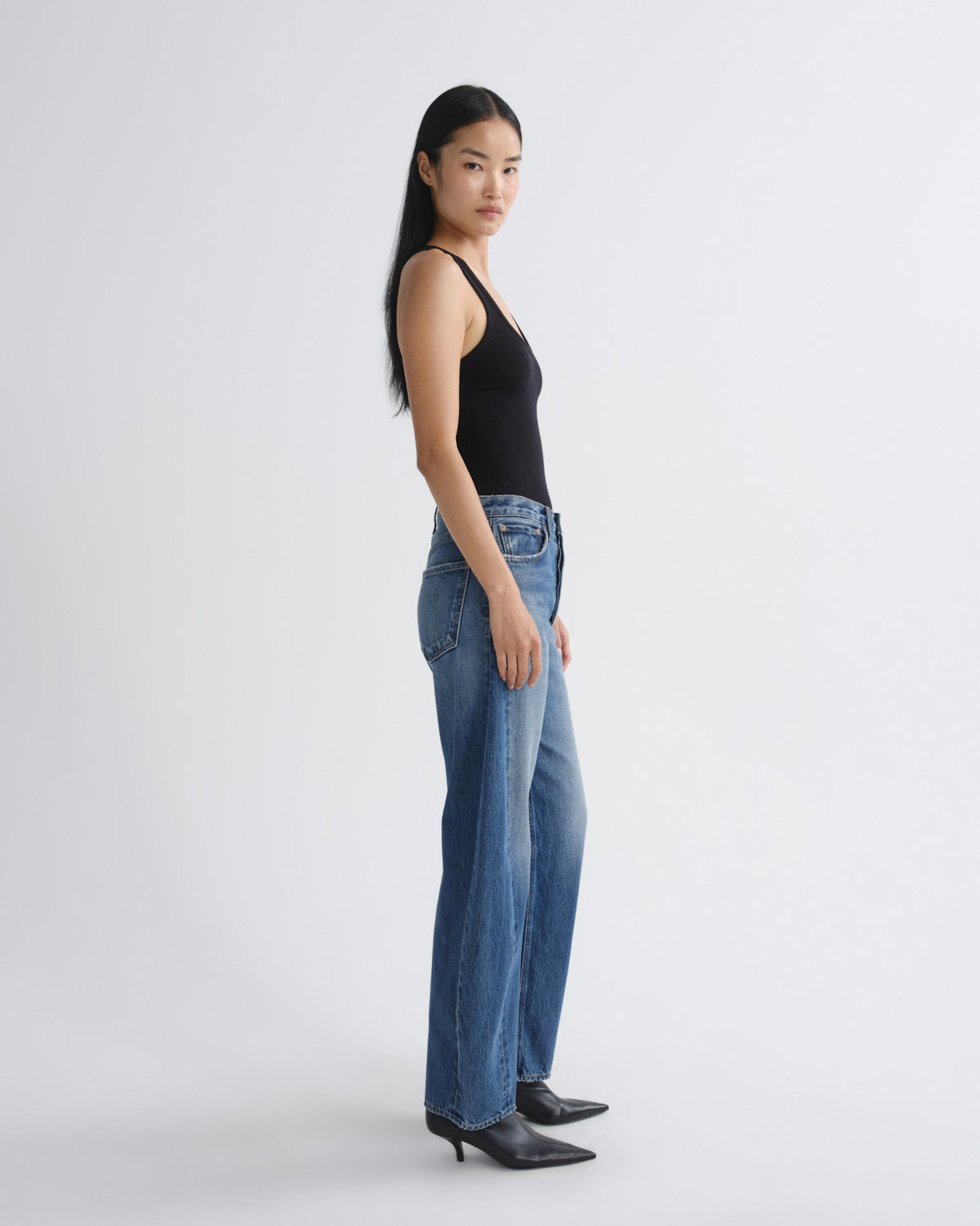 AGOLDE Luna High Rise Pieced Taper Petite 29