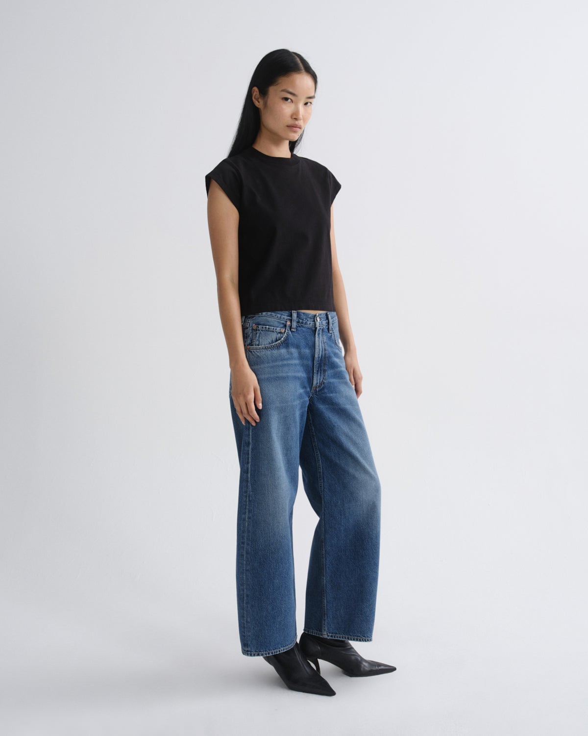 AGOLDE Low Curve Crop Jean (Weightless) - Image 3