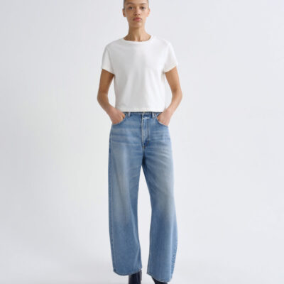 AGOLDE Low Curve Crop Jean (Flyweight) - Image 1