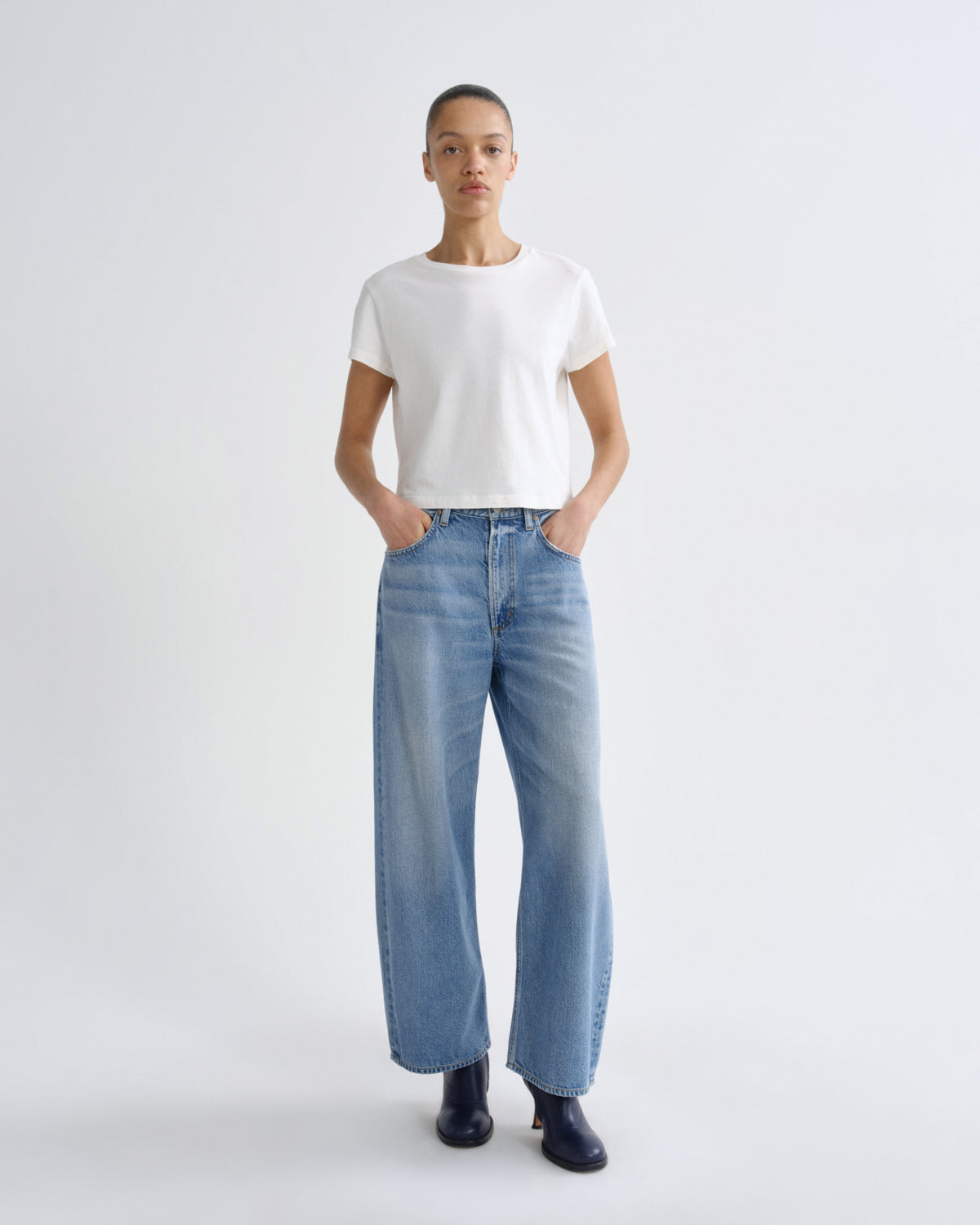 AGOLDE Low Curve Crop Jean (Flyweight) - Image 1