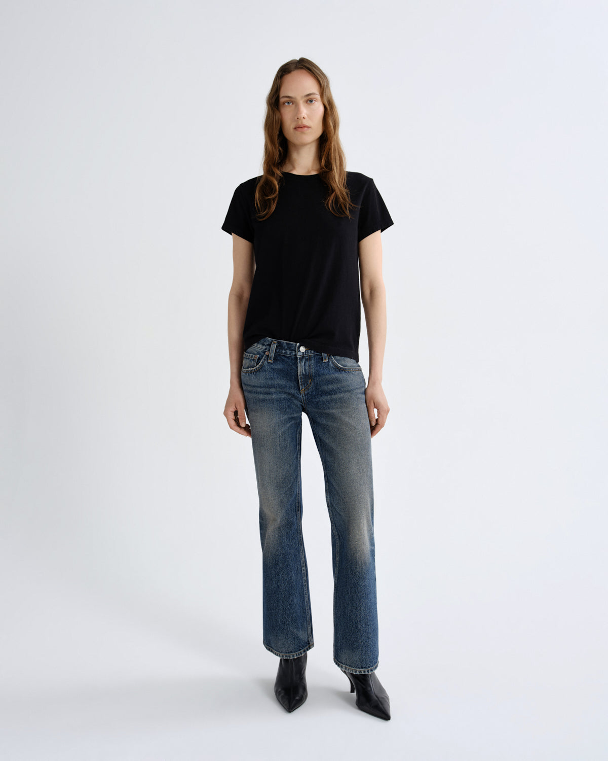 MNAGO310826203842037_3 AGOLDE Long Line Adine Tee (Tencel Jersey) - Image 3