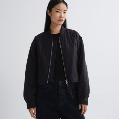 AGOLDE Leni Bomber Jacket - Image 1