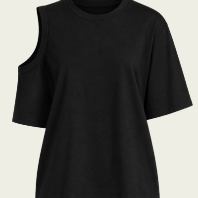 AGOLDE Shoulder Cut-Out T-Shirt - Image 1