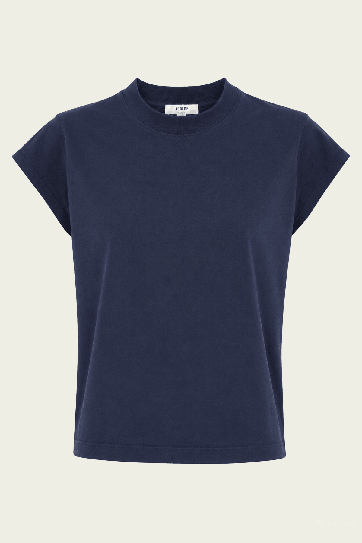 AGOLDE Bryce Cap-Sleeve Tee - Image 1