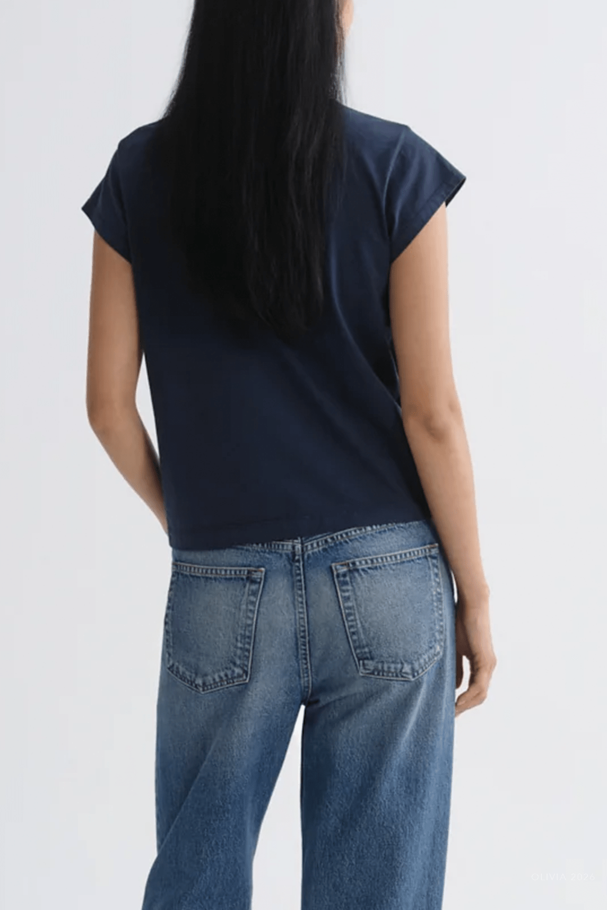 MNAGOL140926213535104_3 AGOLDE Bryce Cap-Sleeve Tee - Image 3