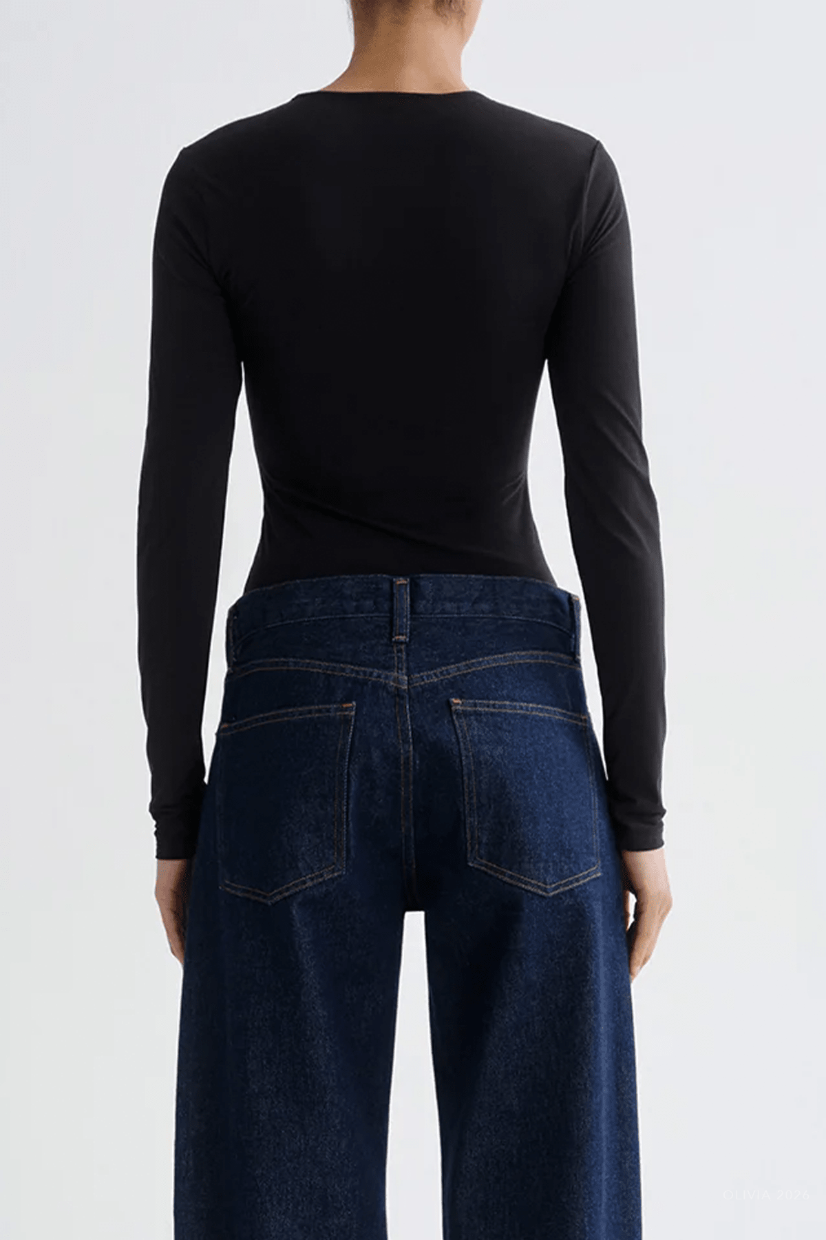 MNAGOL140926213535105_3 AGOLDE Aura Long-Sleeve Bodysuit - Image 3