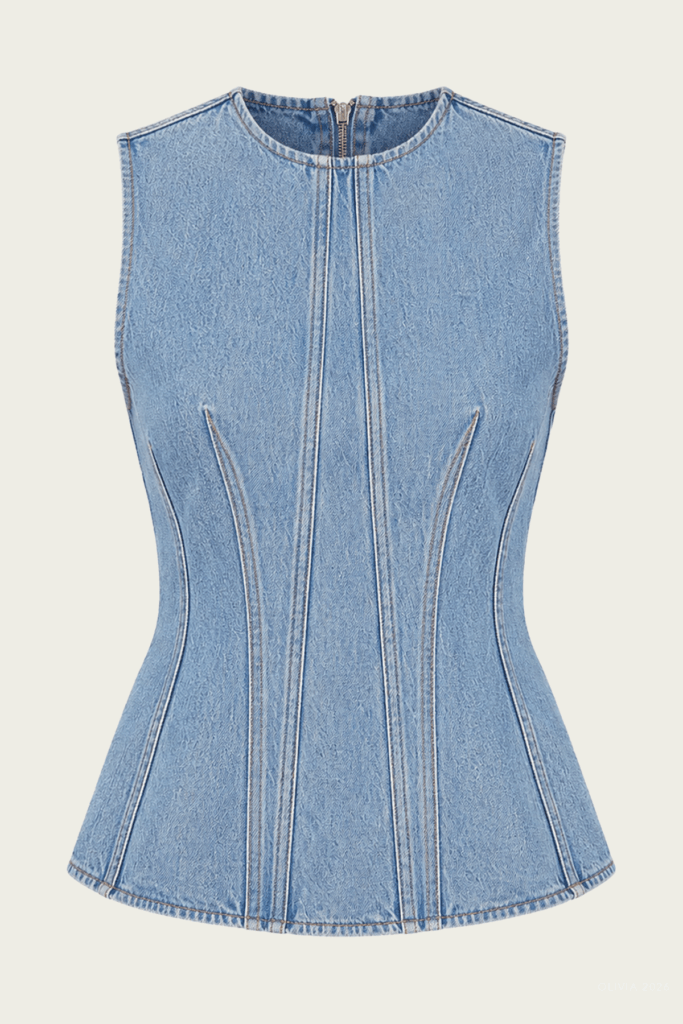 AGOLDE Corbin Denim Shell Shirt - Image 1